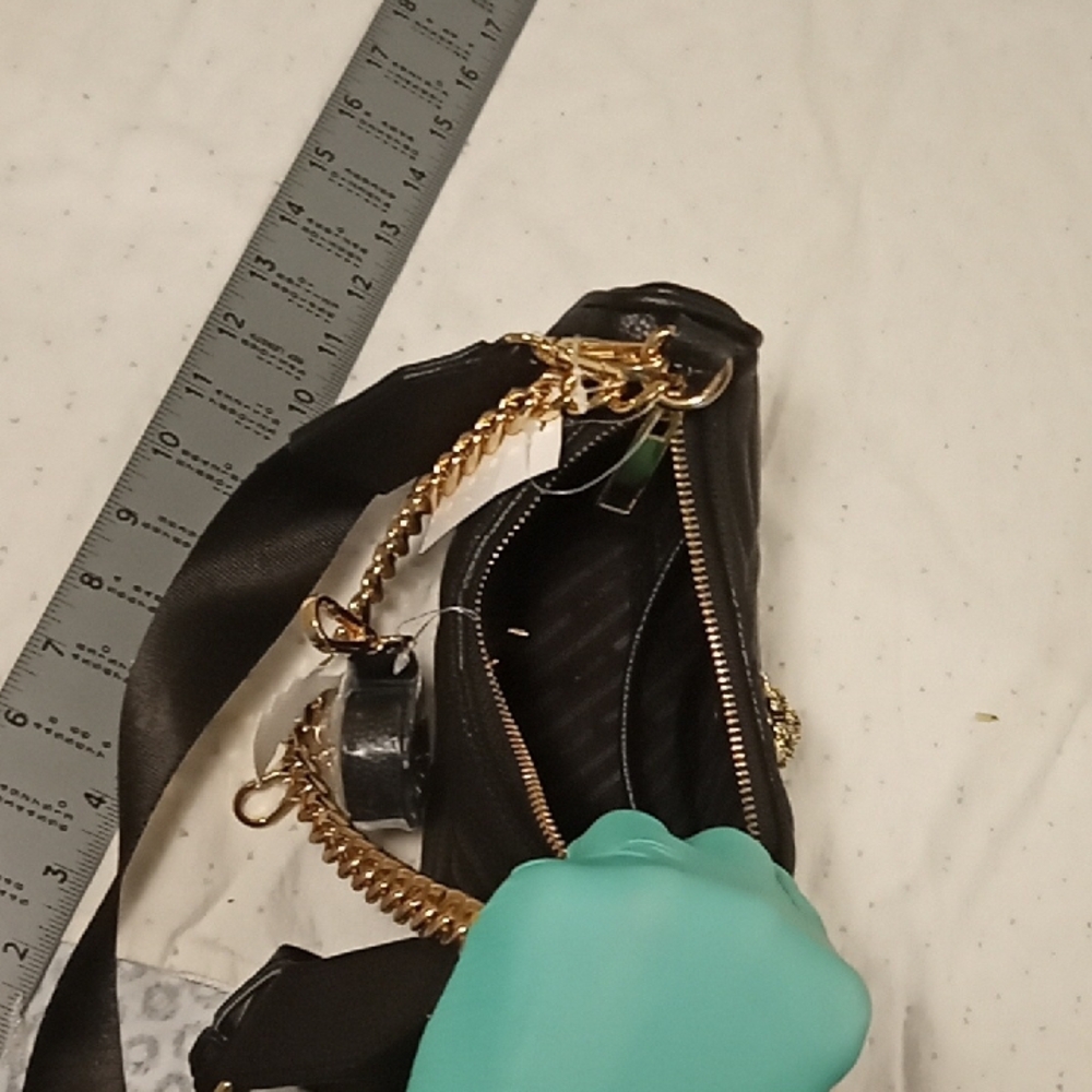 Elegant Black and Gold Women's Bag Aldo - Picture 7 of 7